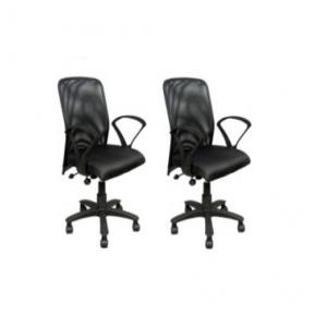 128 Black Combo Mesh Chair